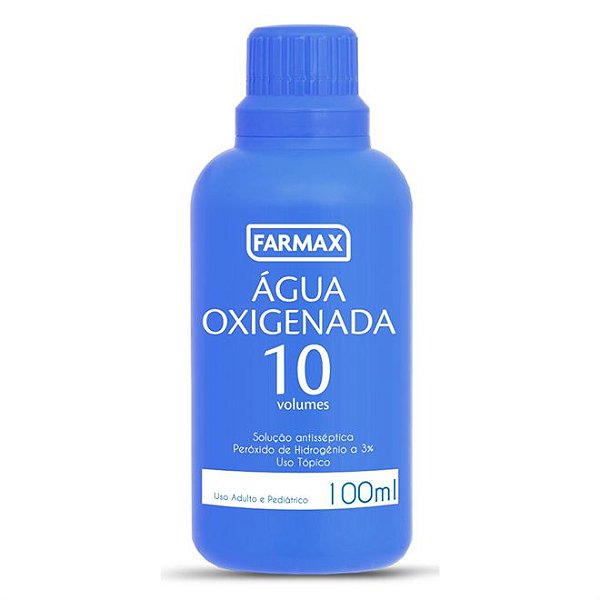 Agua Oxigenada Antisséptica 10 Vol Spr 100Ml Farmax