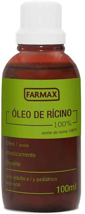 Óleo De Ricino 100Ml Farmax