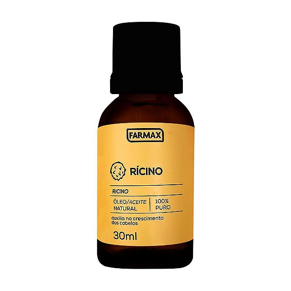 Oleo De Ricino Puro 30Ml Farmax