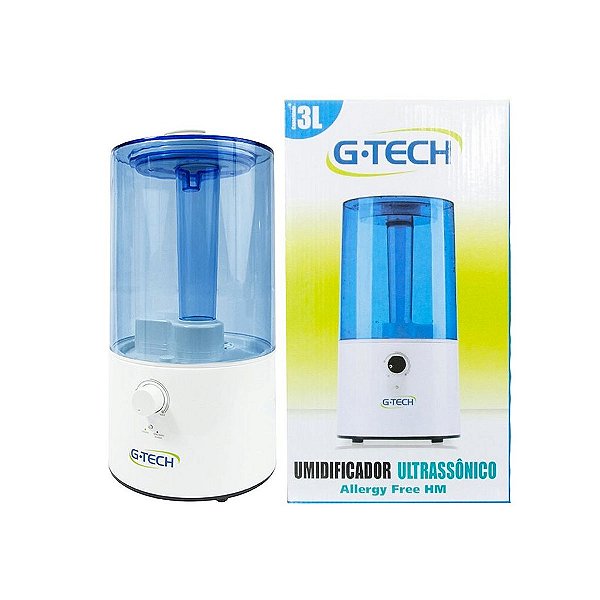 Umidificador De Ar Ultrassônico 3L Allergy Free Hm Gtech