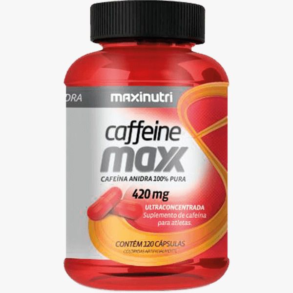 Caffeine Maxx 420Mg 120 Cps Redutor De Gordura Maxinutri