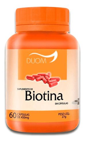 Biotina 60 Cápsulas 450Mg Duom