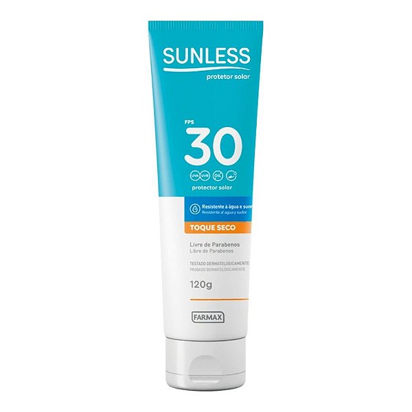 Protetor Solar Sunless 30Fps 120G Farmax