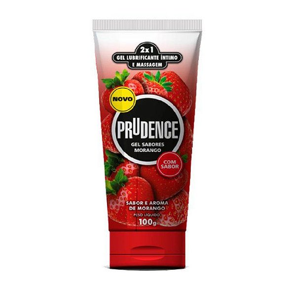 Gel Lubrificante Morango 100G Prudence