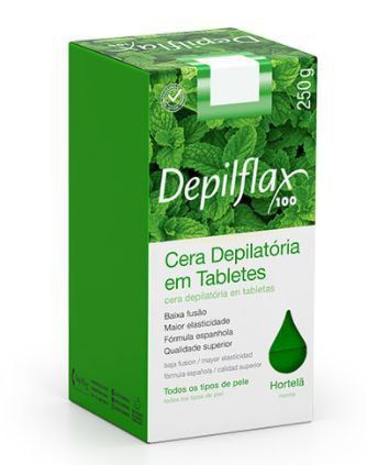 Cera Depilatoria Quente Hortela 250G Depiflax