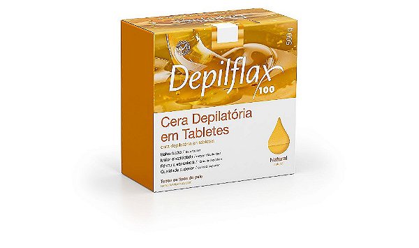 Cera Depilatoria Quente Natural 500G Depiflax