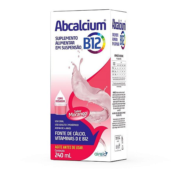Abcalcium Calcio+Vit D+ Vit B12 Airela