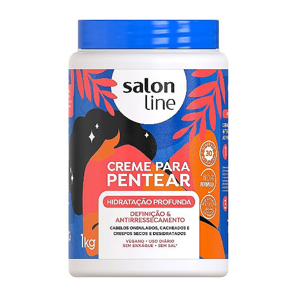 Creme Para Pentear Hidratação Profunda 1Kg Salon Line