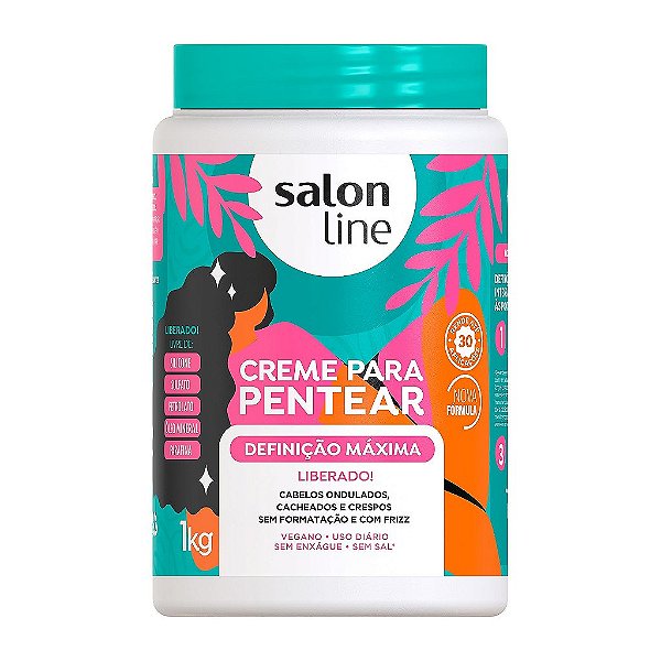 Creme Para Pentear Salon Line Definição Máxima Liberado 1Kg