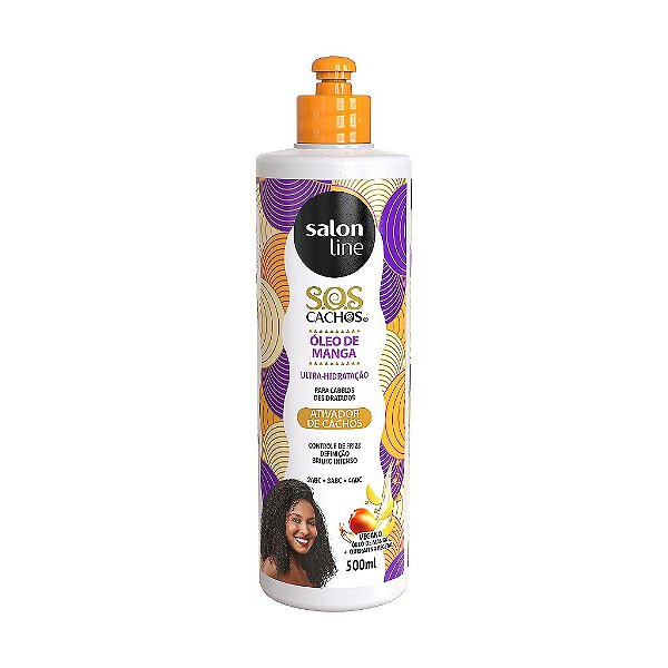 Ativador De Cachos Sos Cachos Óleo De Manga 500Ml - Salon Line