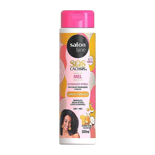 Condicionador Sos Cachos Mel Cachos Intensos 300Ml - Salon Line