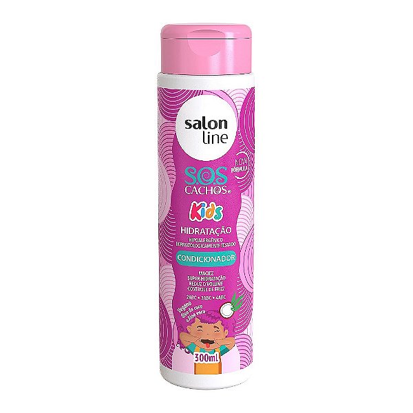 Condicionador Sos Cachos Kids Hidratação 300Ml - Salon Line