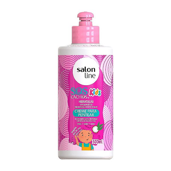 Creme Para Pentear Sos Cachos Kids Hidratação 300Ml - Salon Line