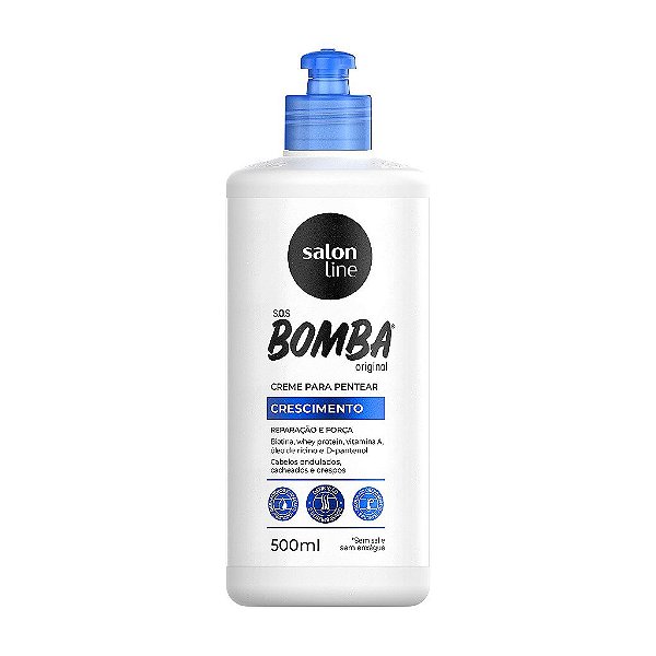 Creme Para Pentear Sos Bomba Original 500Ml - Salon Line