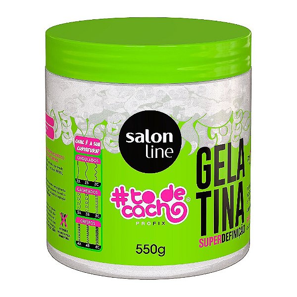 Gelatina Tô De Cacho Super Definição Salon Line 550G