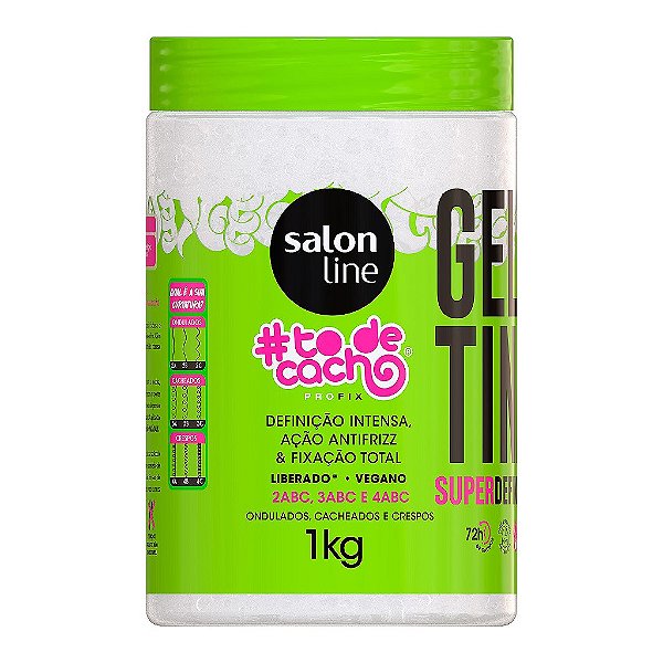 Gelatina Tô De Cacho Super Definição Salon Line 1Kg
