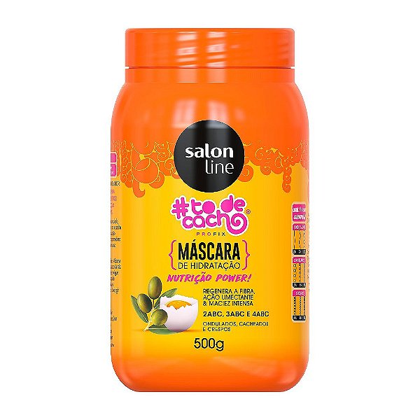 Máscara De Hidratação #Todecacho Nutrição Power Salon Line 500Ml