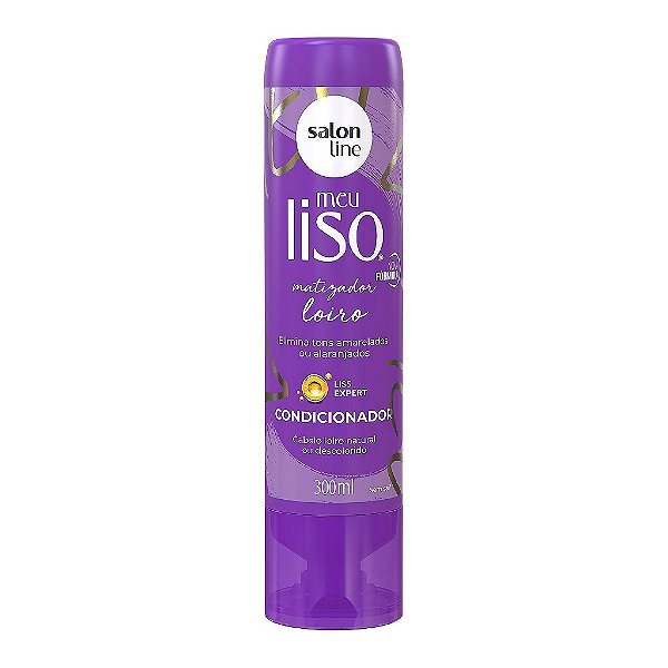Condicionador Meu Liso Matizador Loiro 300Ml - Salon Line