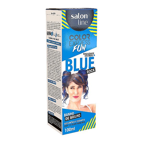 Tonalizante Color Express Fun Blue Rock Salon Line 100Ml