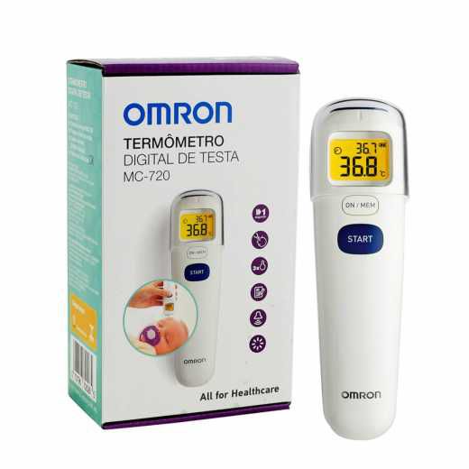 Termômetro Digital De Testa Mc-720 Omron