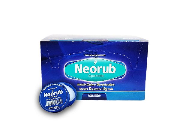 Neorub Pomada Vaporizante 12G Mentol + Canfora + Oleo De Eucalipto