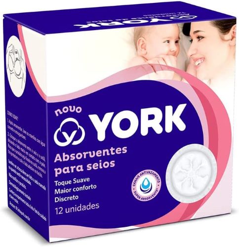 Absorventes Para Seios York 12 Unidades