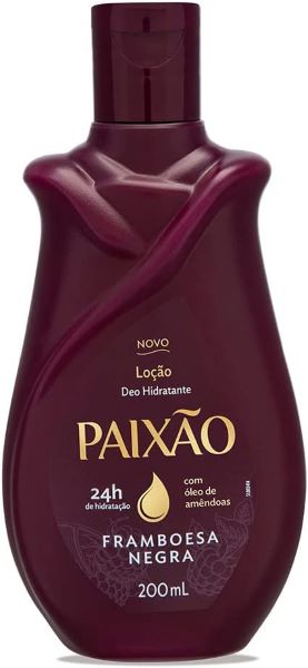 Loção Hidratante Paixão Framboesa Negra Com Ação Desodorante 200Ml