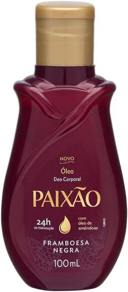Óleo Corporal Paixão Framboesa Negra Com Ação Desodorante 100Ml