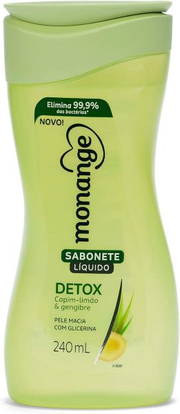 Sabonete Líquido Monange Detox 240Ml