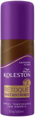 Retoque Instantâneo Spray Koleston Castanho Claro 100Ml