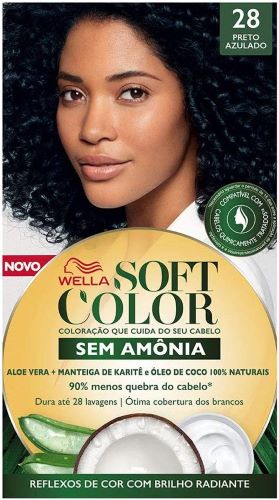 Tinta De Cabelo Soft Color Preto Azulado 28
