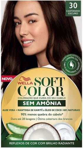 Tinta De Cabelo Soft Color Castanho Escuro 30