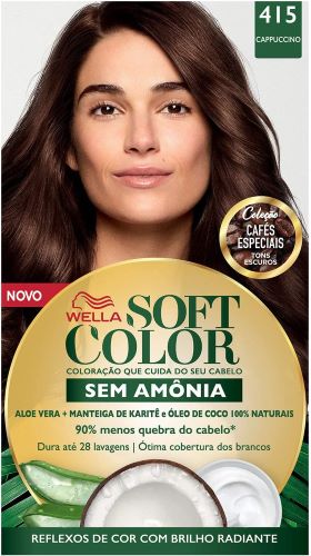 Tinta De Cabelo Soft Color Cafés Especiais Cappuccino 415