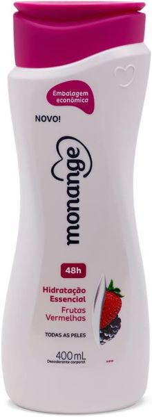 Hidratante Monange Hidratação Essencial Frutas Vermelhas Com Ação Desodorante 400Ml