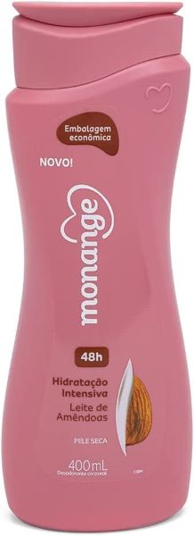 Hidratante Monange Hidratação Intensiva – Pele Normal A Seca Com Ação Desodorante 400Ml, Monange