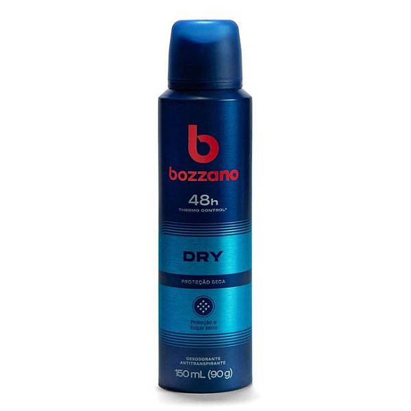 Desodorante Aerossol Antitranspirante Masculino Bozzano Dry- 150Ml