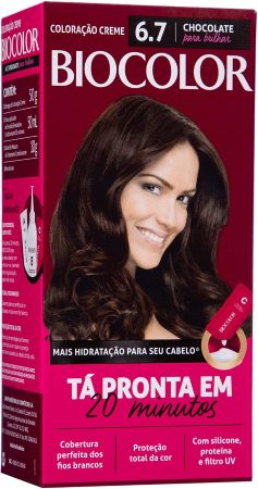 Tinta De Cabelo Biocolor Mini Kit Chocolate Para Brilhar 6.7