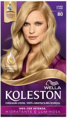 Tinta De Cabelo Koleston Louro Claro 80