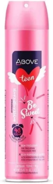 Desodorante Aerossol Teen Be Sweet 150Ml Above