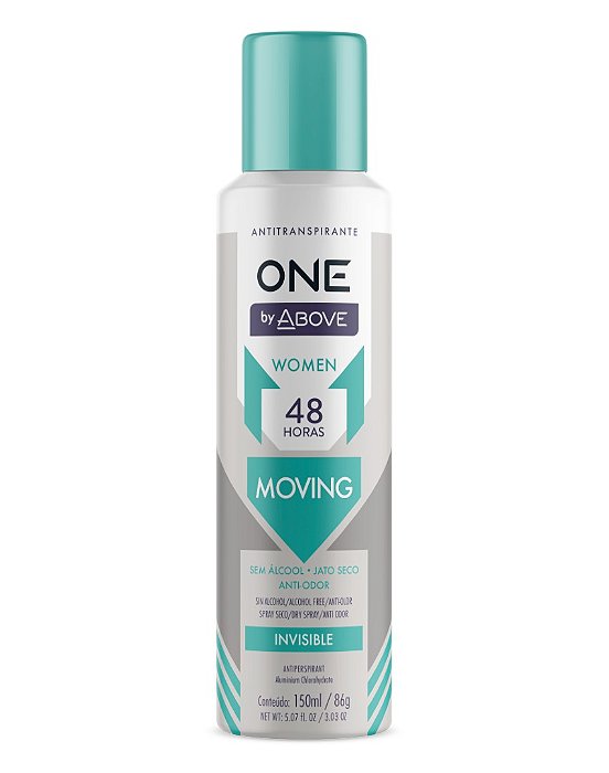 Desodorante Aerossol One Moving 150Ml - Above
