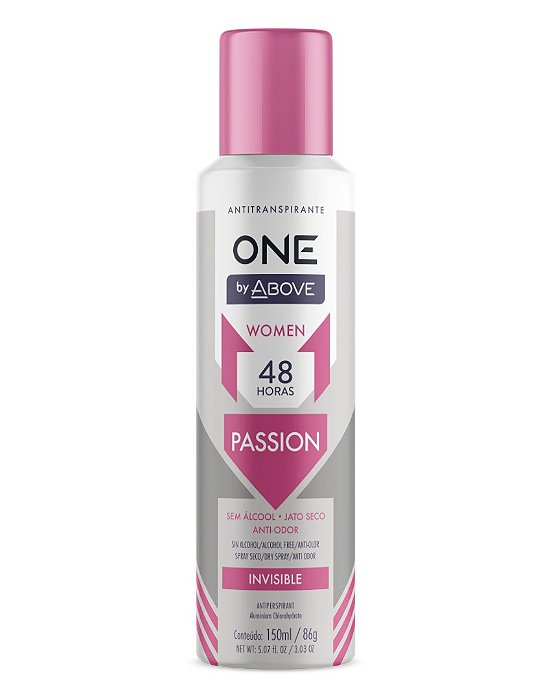 Desodorante Aerossol One Passion Women 150Ml - Above