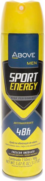Desodorante Aerossol Sport Energy Men 150Ml – Above