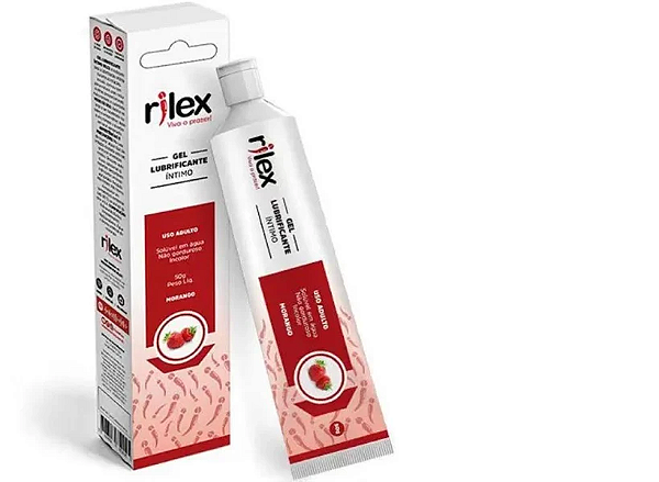 Gel Lubrificante Íntimo De Morango Bisnaga - Rilex