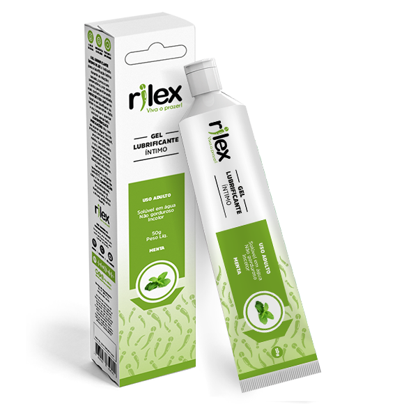 Gel Lubrificante Íntimo De Menta Bisnaga - Rilex