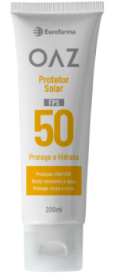 Protetor Solar Oaz 50 Fps Creme - 200 Ml