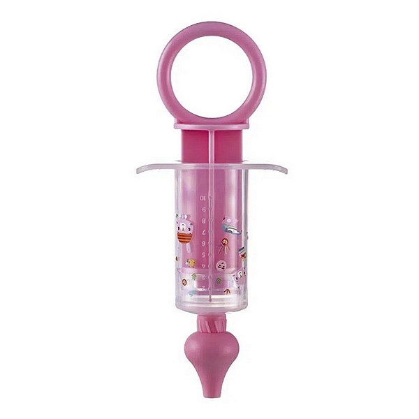 Seringa Para Lavagem Nasal Infantil Fisher Price Coelho Rosa 10Ml