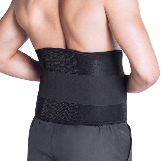 Cinta Lombar Com Hastes Preto 100Cm - Kestal