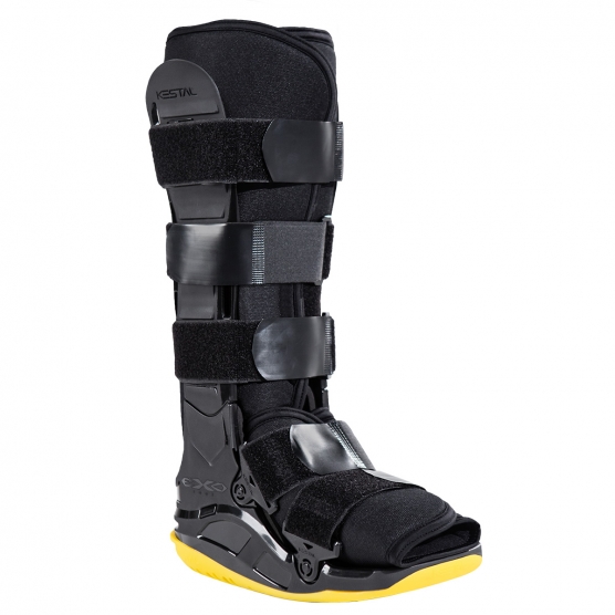 Bota Longa Exofoot Preto/Amarelo M- Kestal