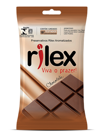 Preservativos Chocolate Pacote 12X3 - Rilex