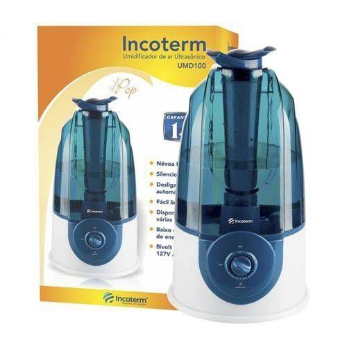 Umidificador De Ar Ultrassônico Azul Umd100 Bivolt  Incoterm